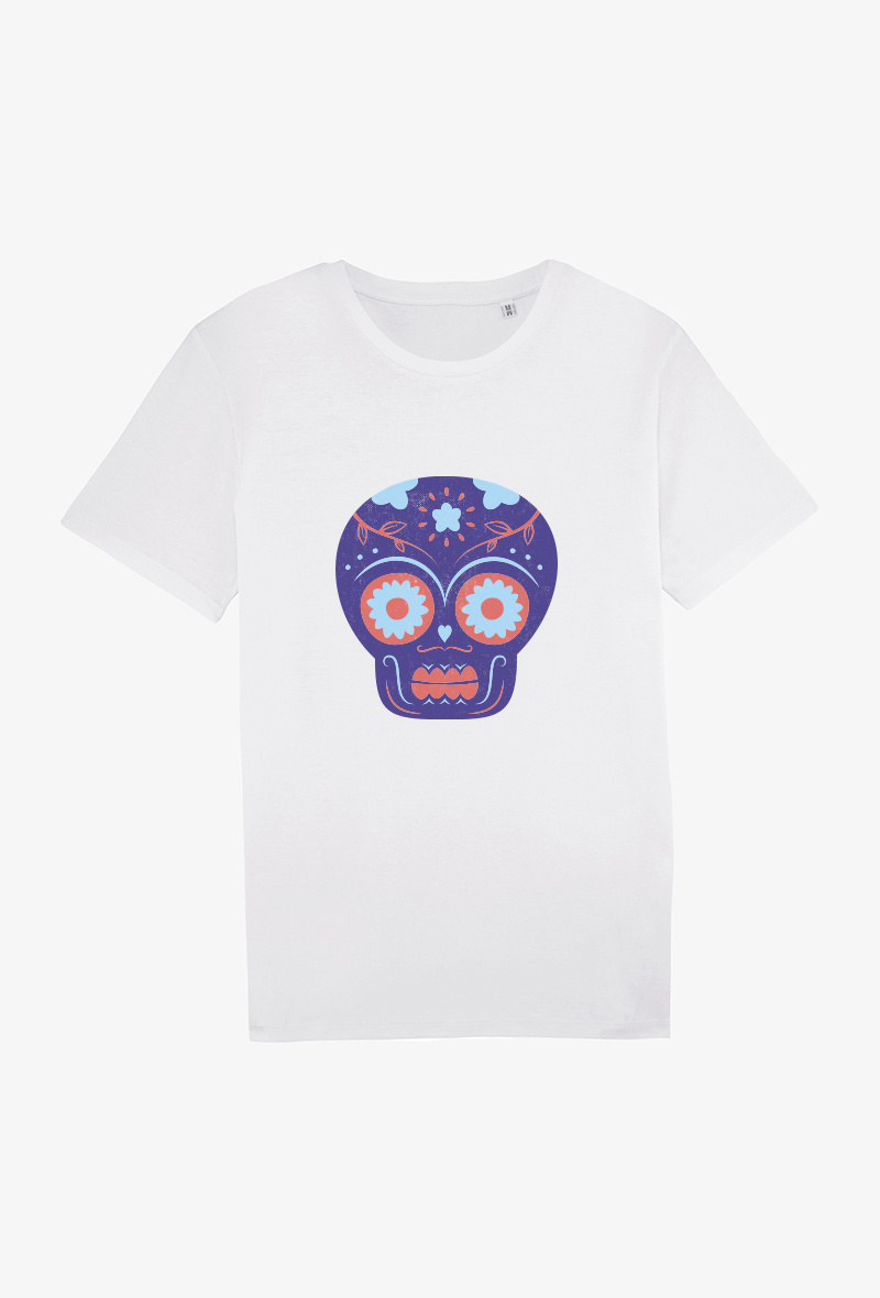 Wholesaler Kapsul - T-Shirt adulte Blanc - CALAVERA 4
