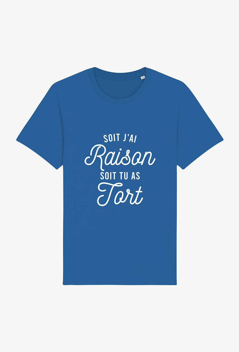 Großhändler Kapsul - Erwachsenen-T-Shirt - Entweder habe ich recht oder du liegst falsch