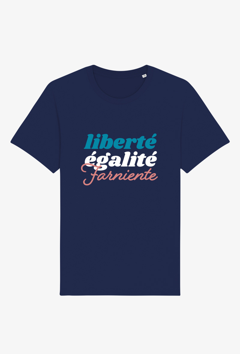 Mayorista Kapsul - Camiseta para adultos - Libertad igualdad Descanso