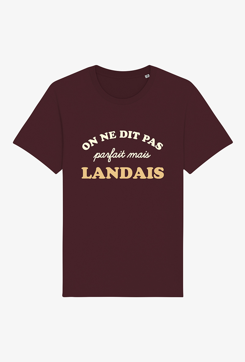 Großhändler Kapsul - Erwachsenen-T-Shirt - Man sagt nicht perfekt, sondern landais