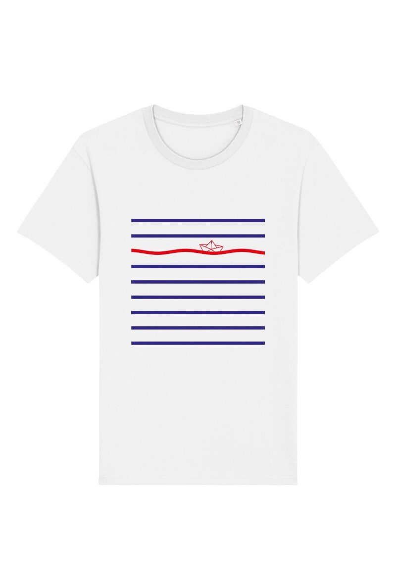 Grossiste Kapsul - T-shirt adulte Homme - MARINIEREBATEAU