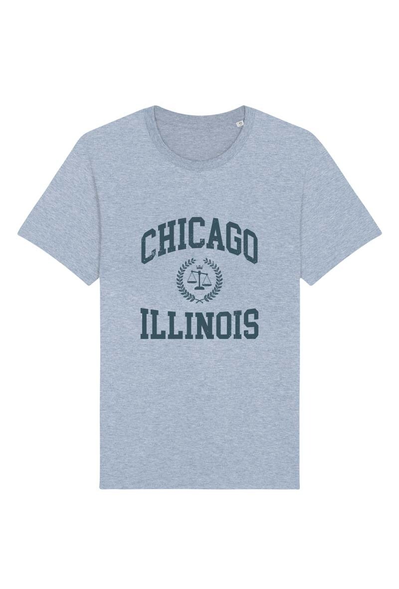 Grossiste Kapsul - T-shirt adulte Homme - Chicago Illinois  college vintage