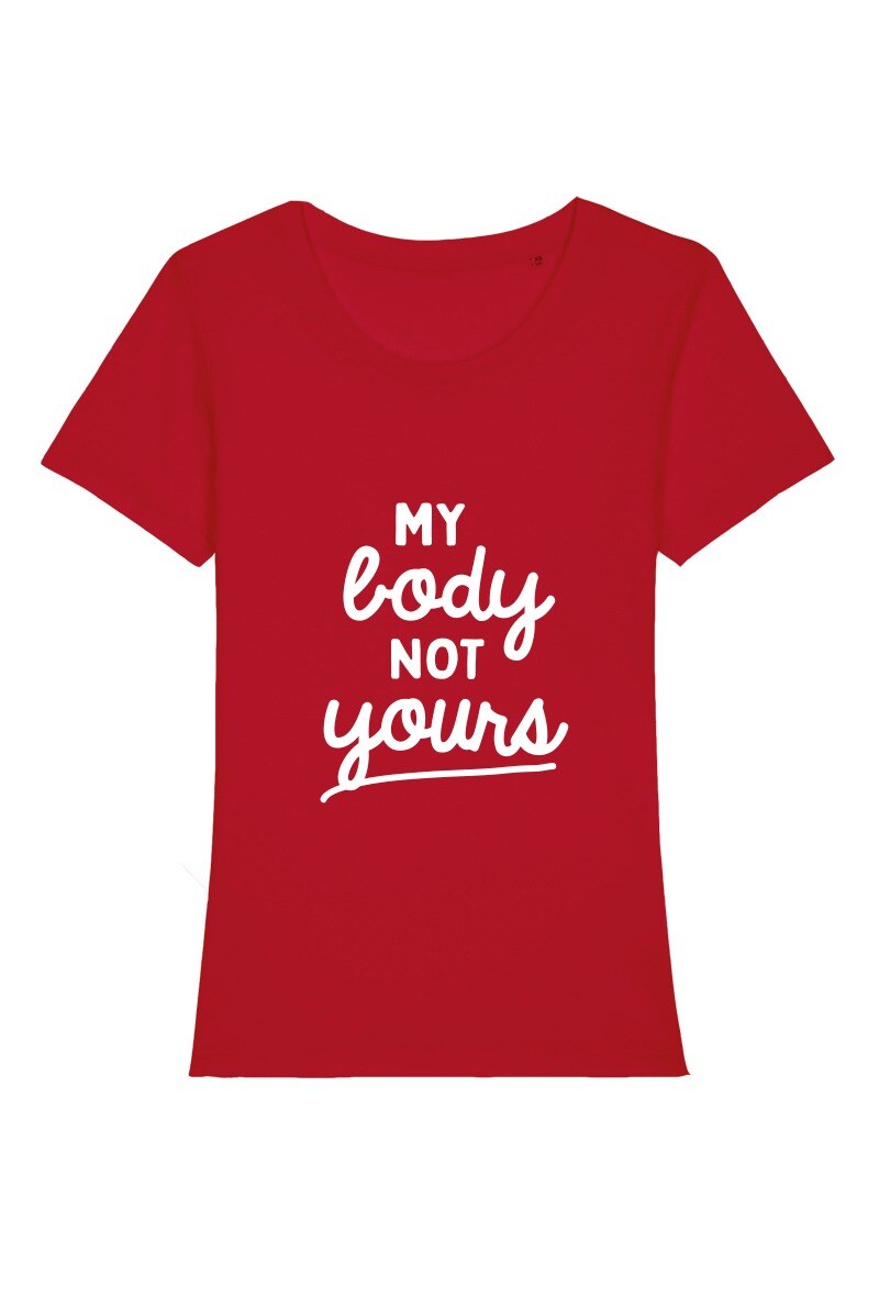 Großhändler Kapsul - Erwachsenen T-Shirt Frau - Mein Körper nicht deiner#2