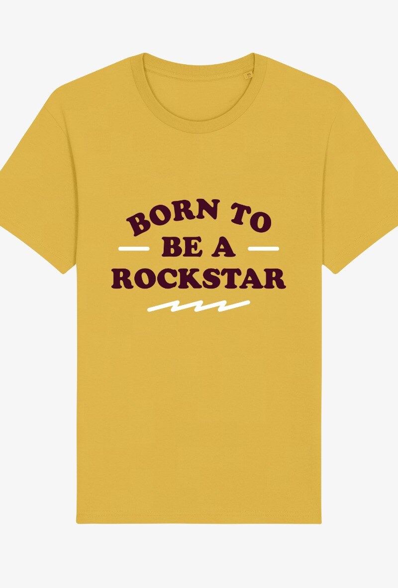 Mayorista Kapsul - Camiseta de adulto hombre - Nacido para ser una estrella de rock