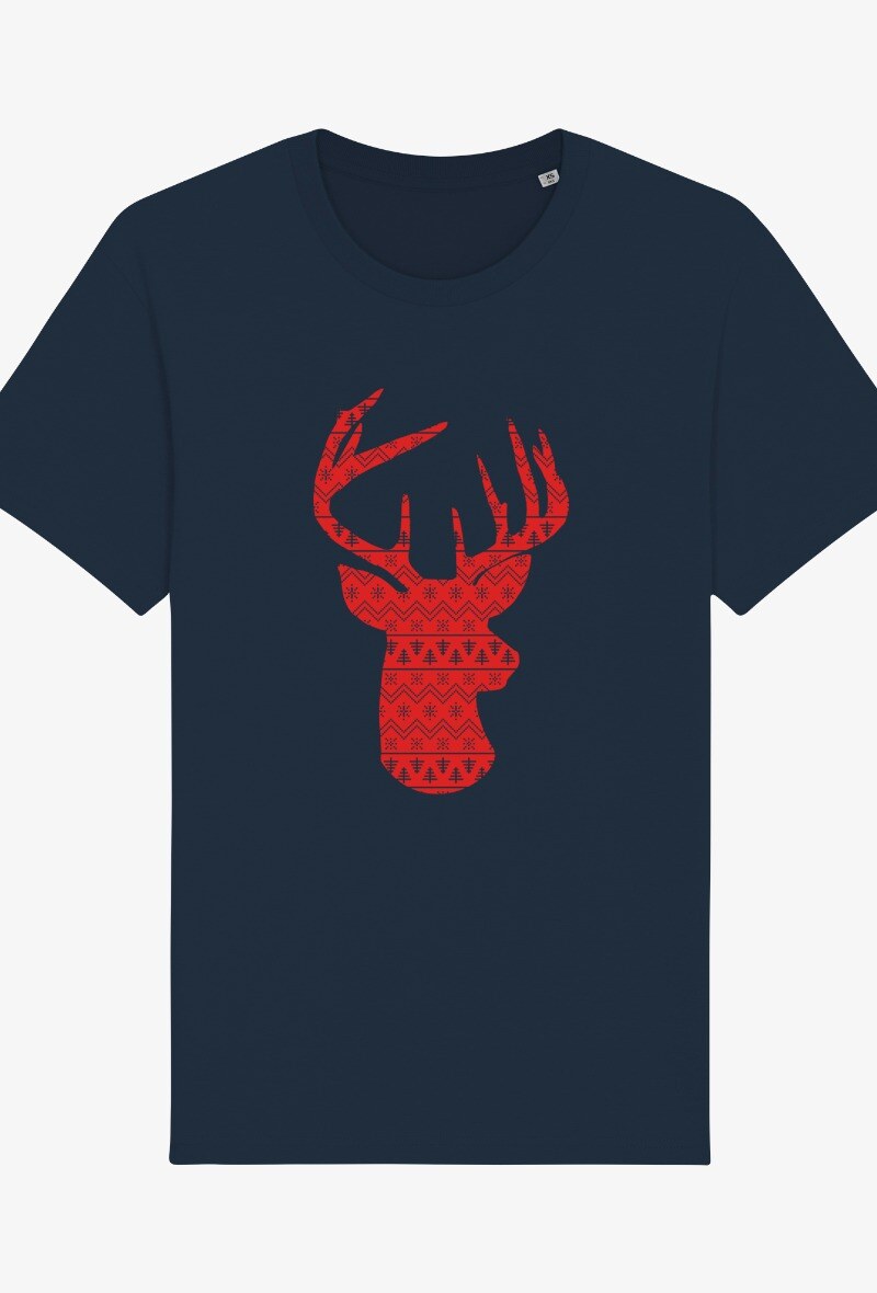 Wholesaler Kapsul - T-shirt adulte Homme - Renne Motif