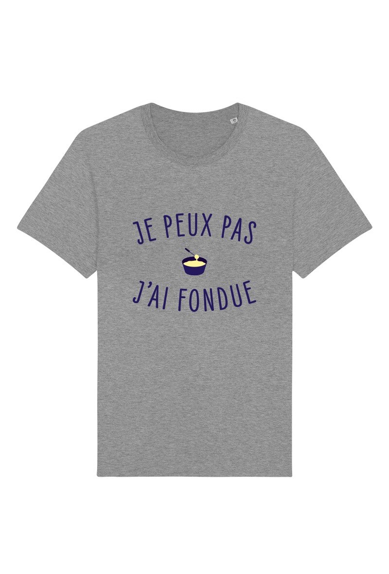 Grossista Kapsul - T-shirt uomo adulto - Non posso, ho fonduta