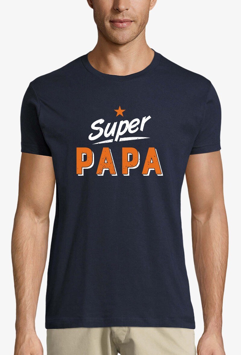 Großhändler Kapsul - T-Shirt für Erwachsene Männer - Super Papa