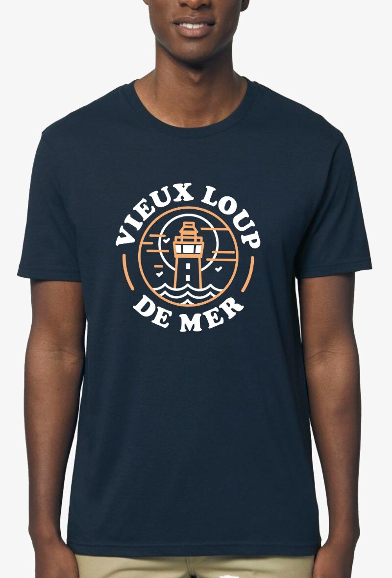 Wholesaler Kapsul - T-shirt adulte Homme - Vieux loup de mer phare