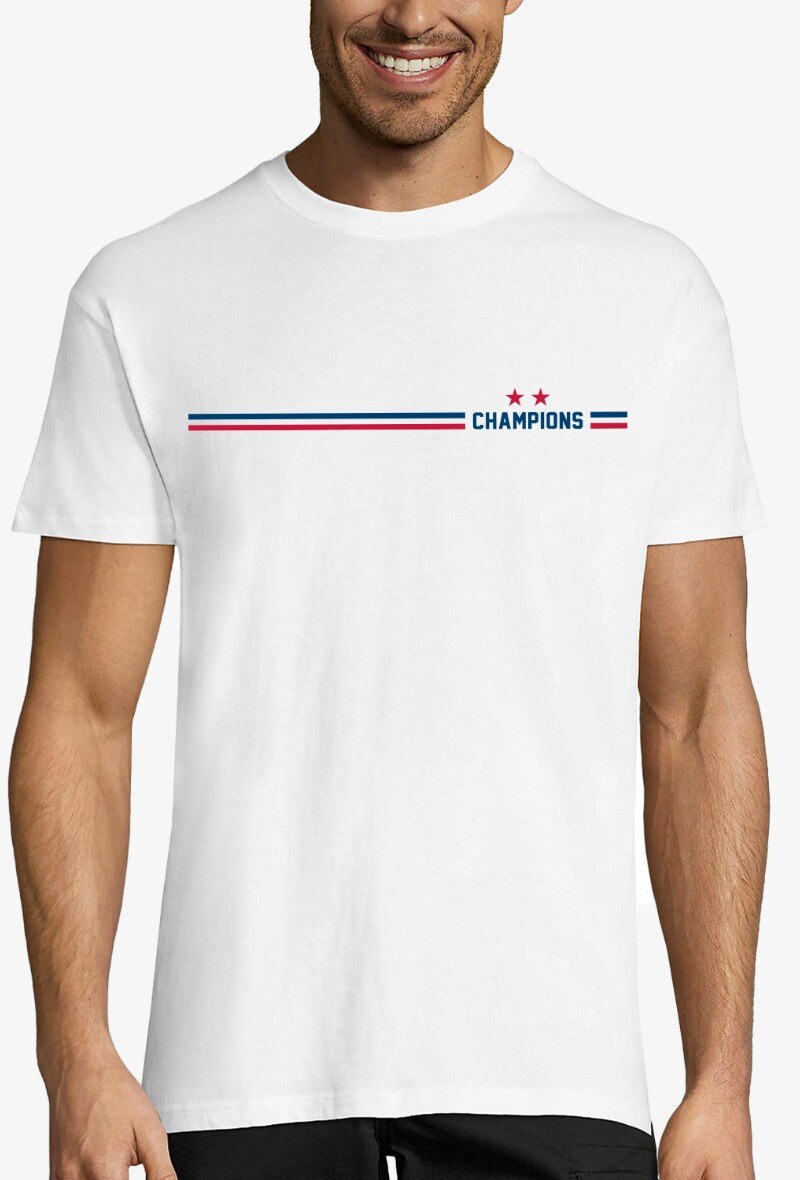Mayorista Kapsul - Camiseta de adulto Hombre - Campeones tricolor