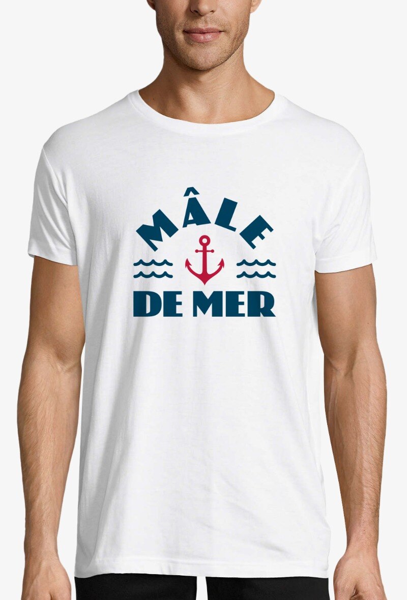 Wholesaler Kapsul - T-shirt adulte Homme - Mâle de mer