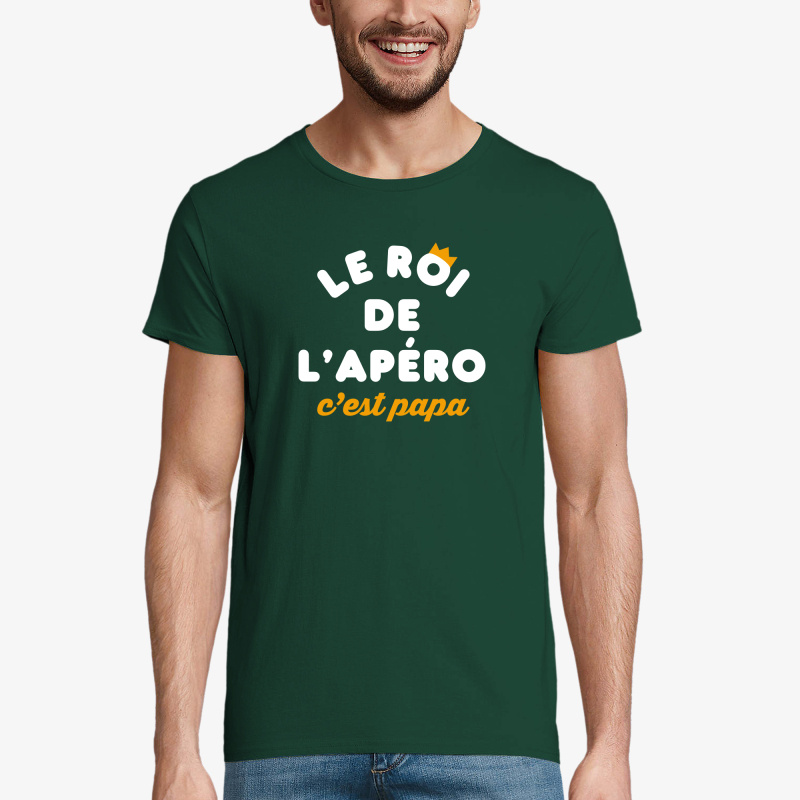 Grossista Kapsul - T-shirt da uomo - Il re degli aperitivi è papà