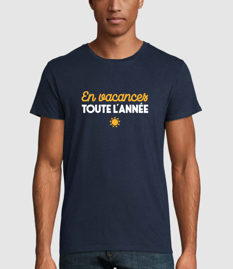 Grossiste Kapsul - T-shirt Homme - En vacances toute l'année