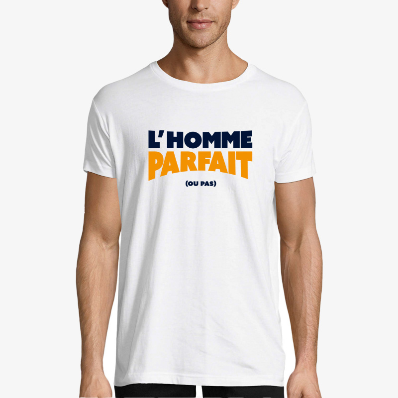 Grossiste Kapsul - T-shirt Homme - L'homme parfait ou pas