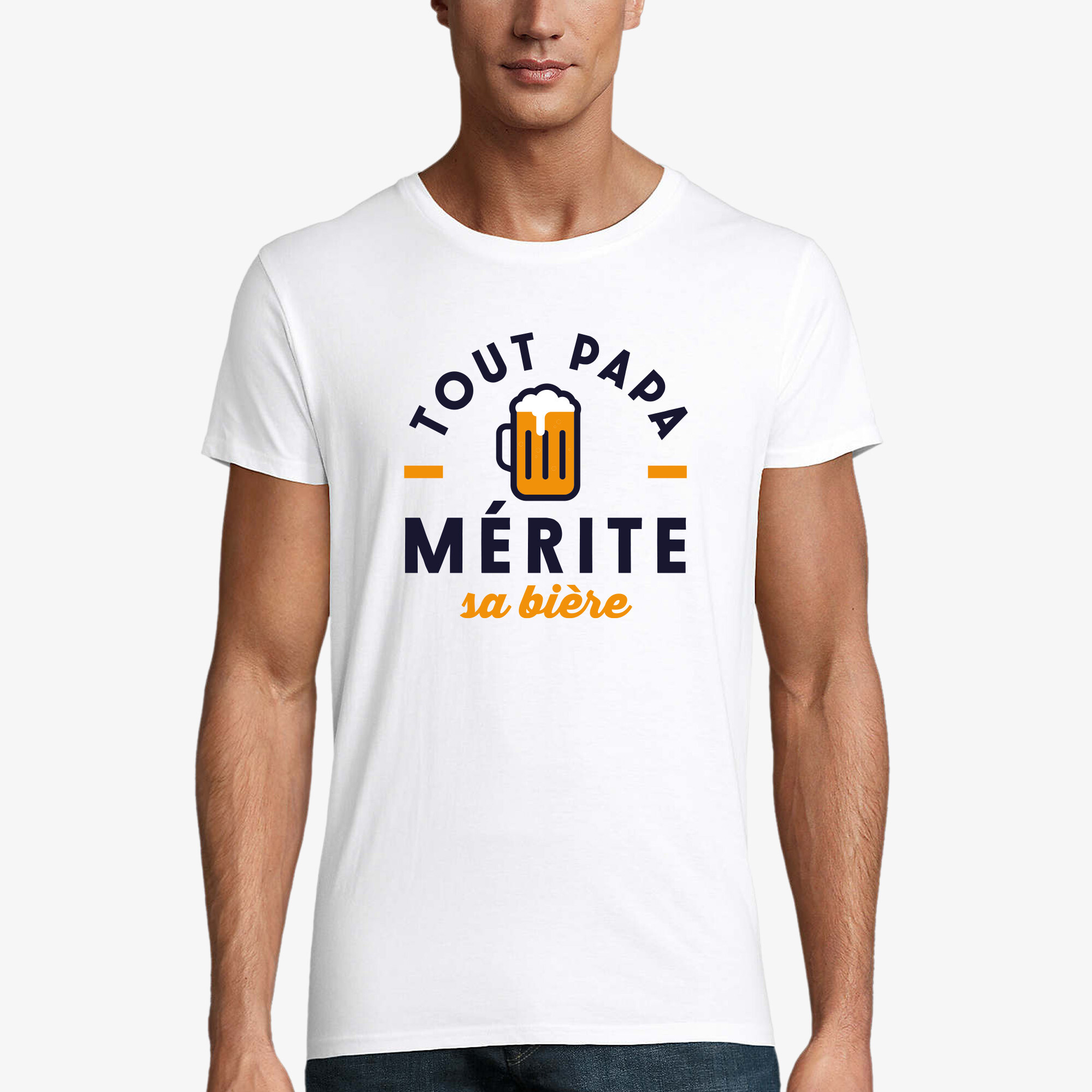 Grossista Kapsul - Shirt maschile - Tutto papà merita la sua birra.