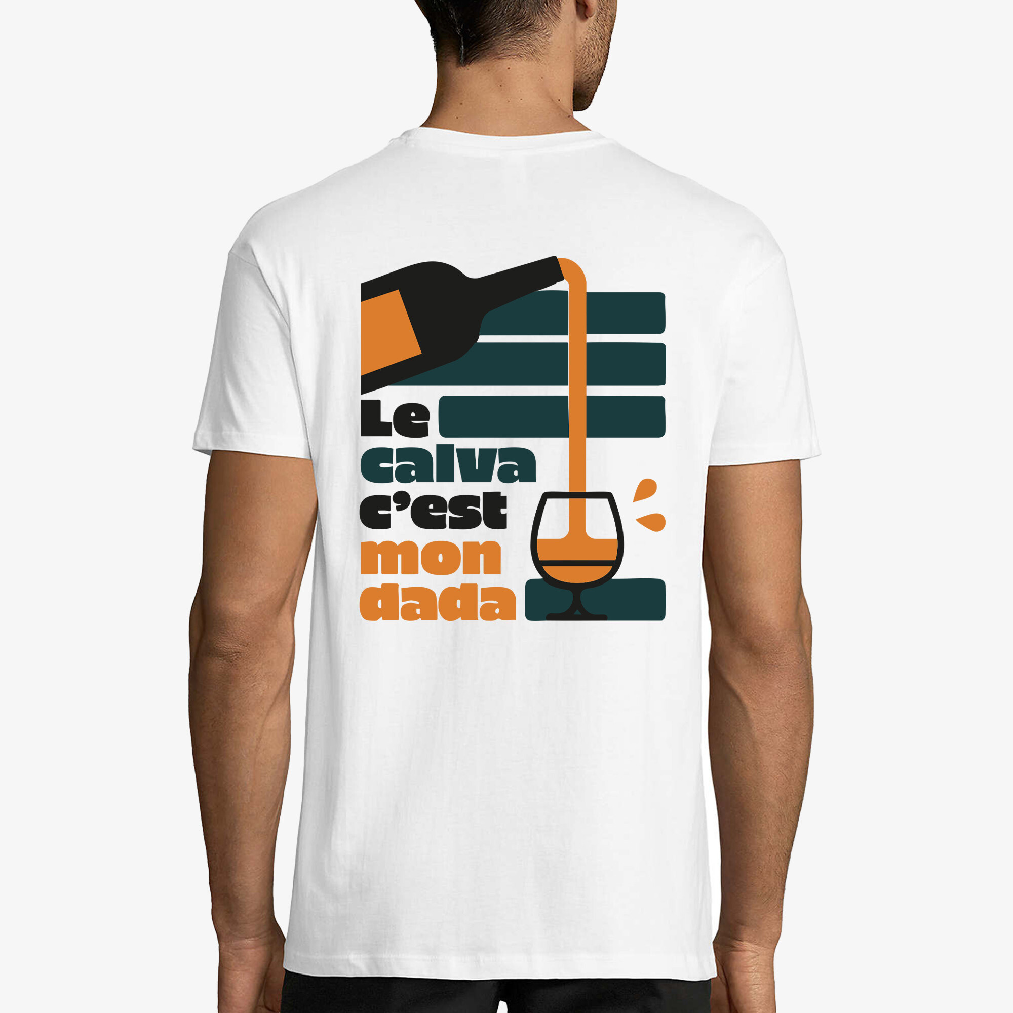Grossiste Kapsul - T-shirt Homme - Le Calva c'est mon dada
