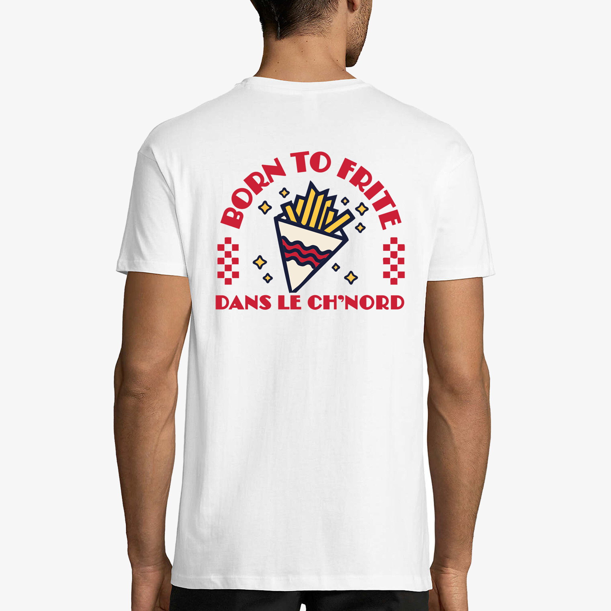 Grossiste Kapsul - T-shirt Homme - Born to Frite