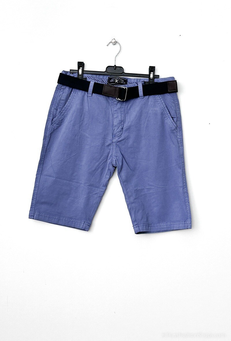 Großhändler Kaygo - Kurze Baumwollhose mit Gürtel