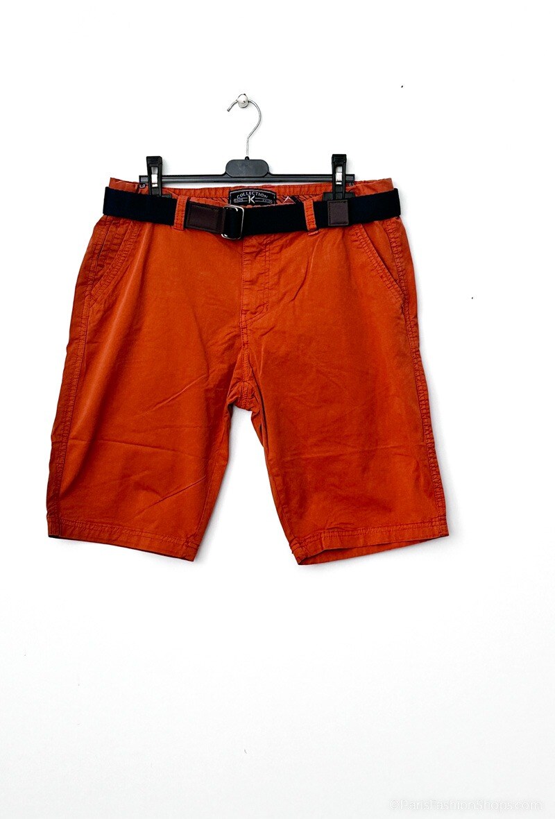 Großhändler Kaygo - Kurze Baumwollhose mit Gürtel