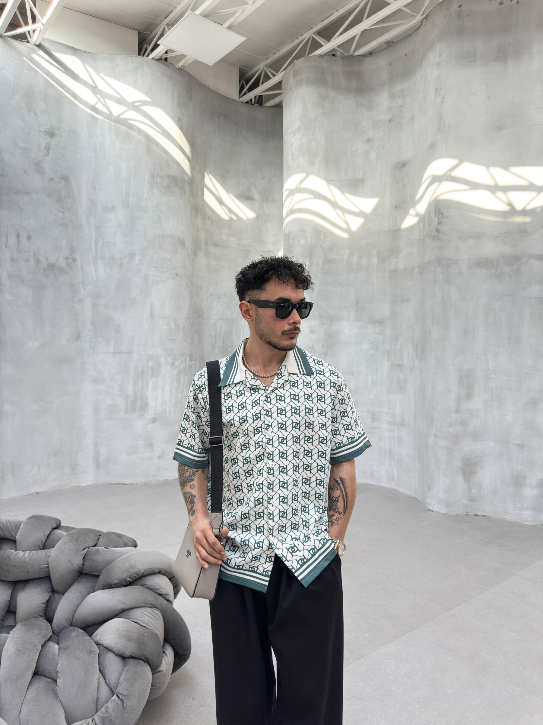 Grossista Kenzarro - Camicia stampata, maniche corte