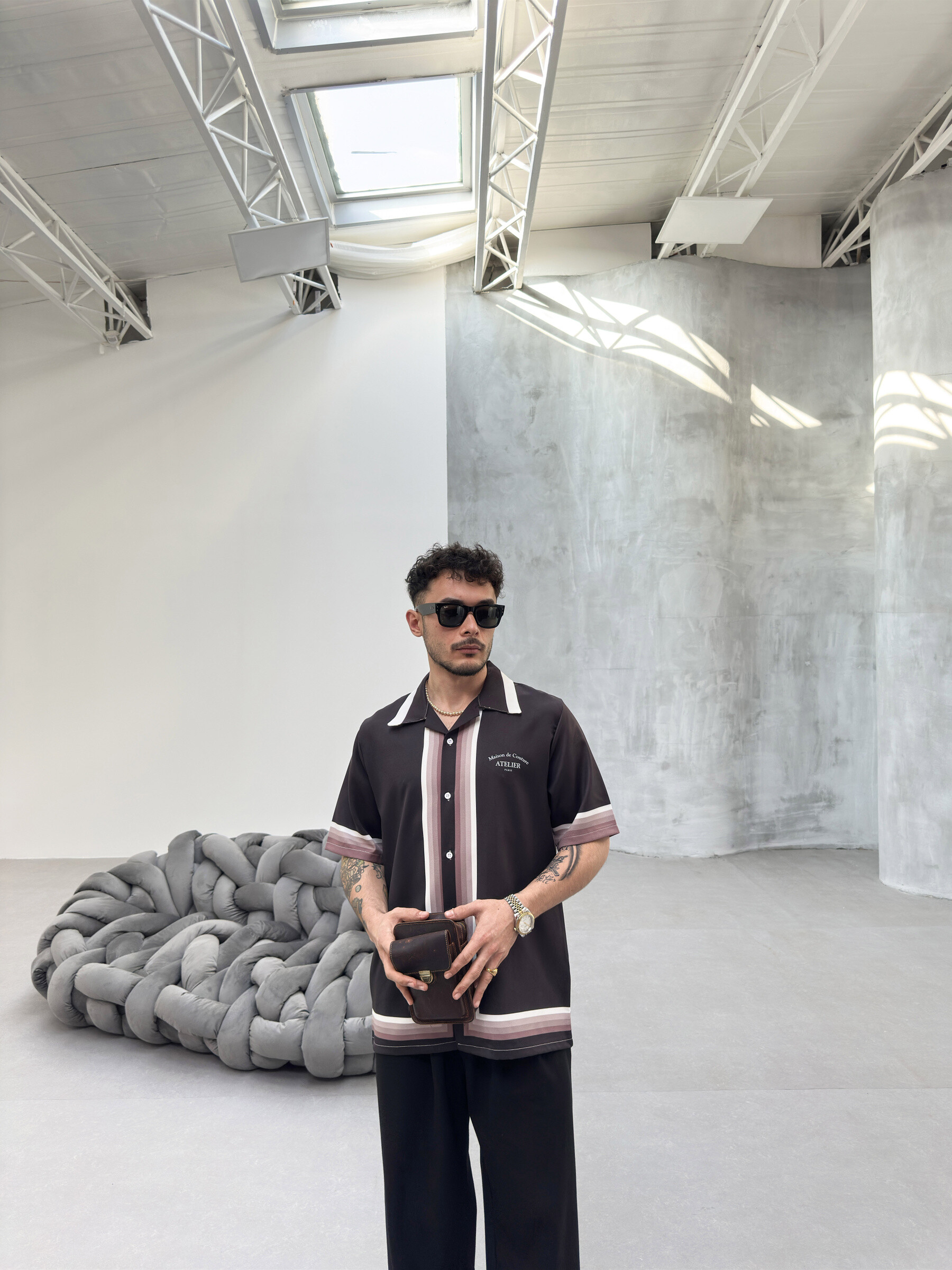 Grossista Kenzarro - Camicia stampata, maniche corte