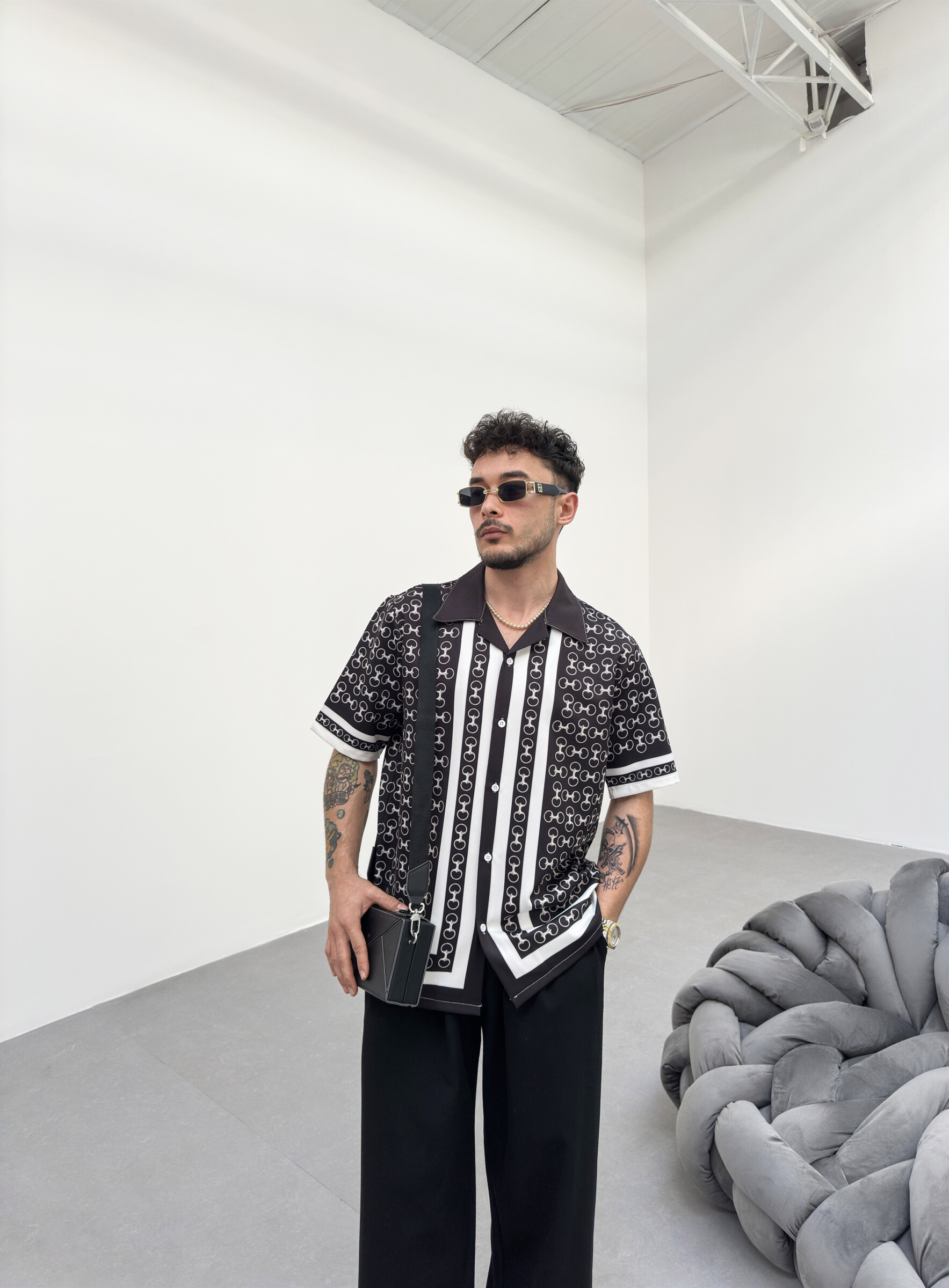 Grossista Kenzarro - Camicia stampata, maniche corte