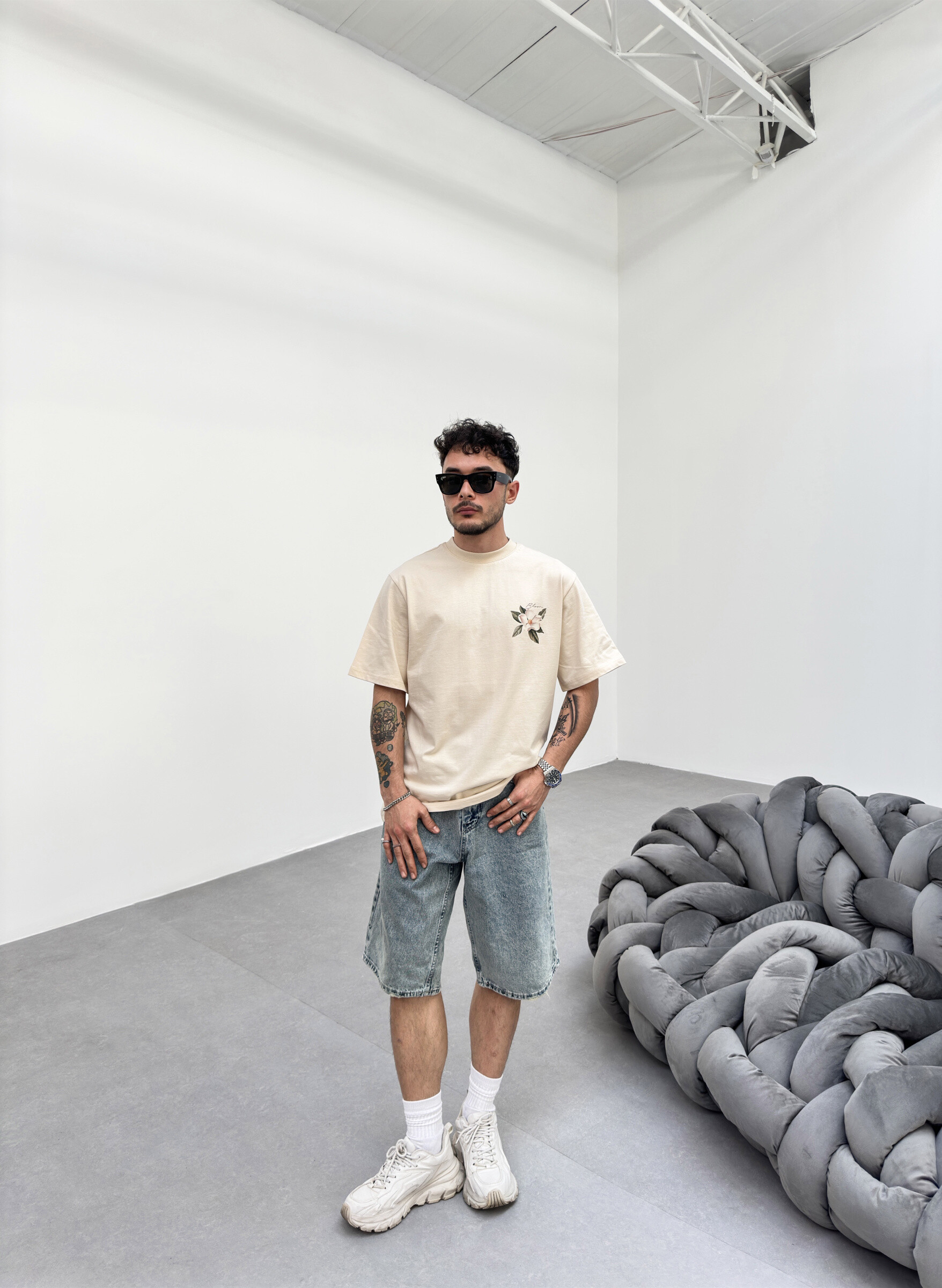 Wholesaler Kenzarro - ROUND NECK T-SHIRT PRINTED ON THE FRONT AND BACK