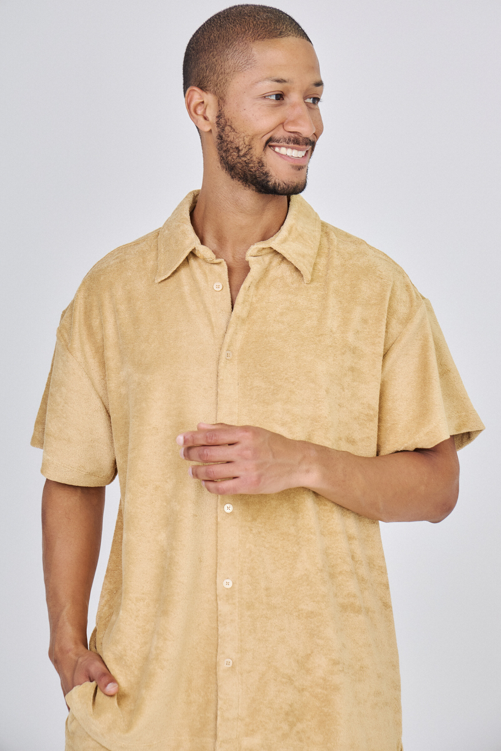 Grossista Kharma - Camicia materiale spugna