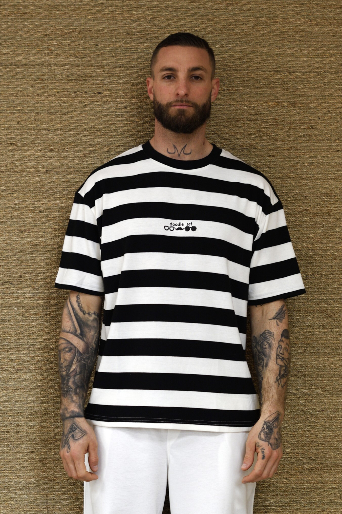 Grossiste Kharma - T-SHIRT RAYÉ "DOODLE SET"