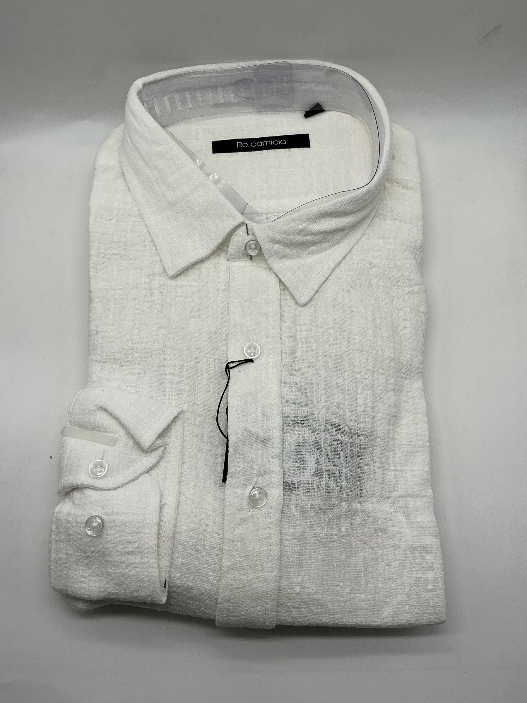Grossiste KIS₂ - CHEMISE HOMME EN LIN MÉLANGÉ CONFORTABLE AVEC COL COL LONGUE MANCHES BOUTONS FRONTAUX UNIE AVEC LES TAILLES