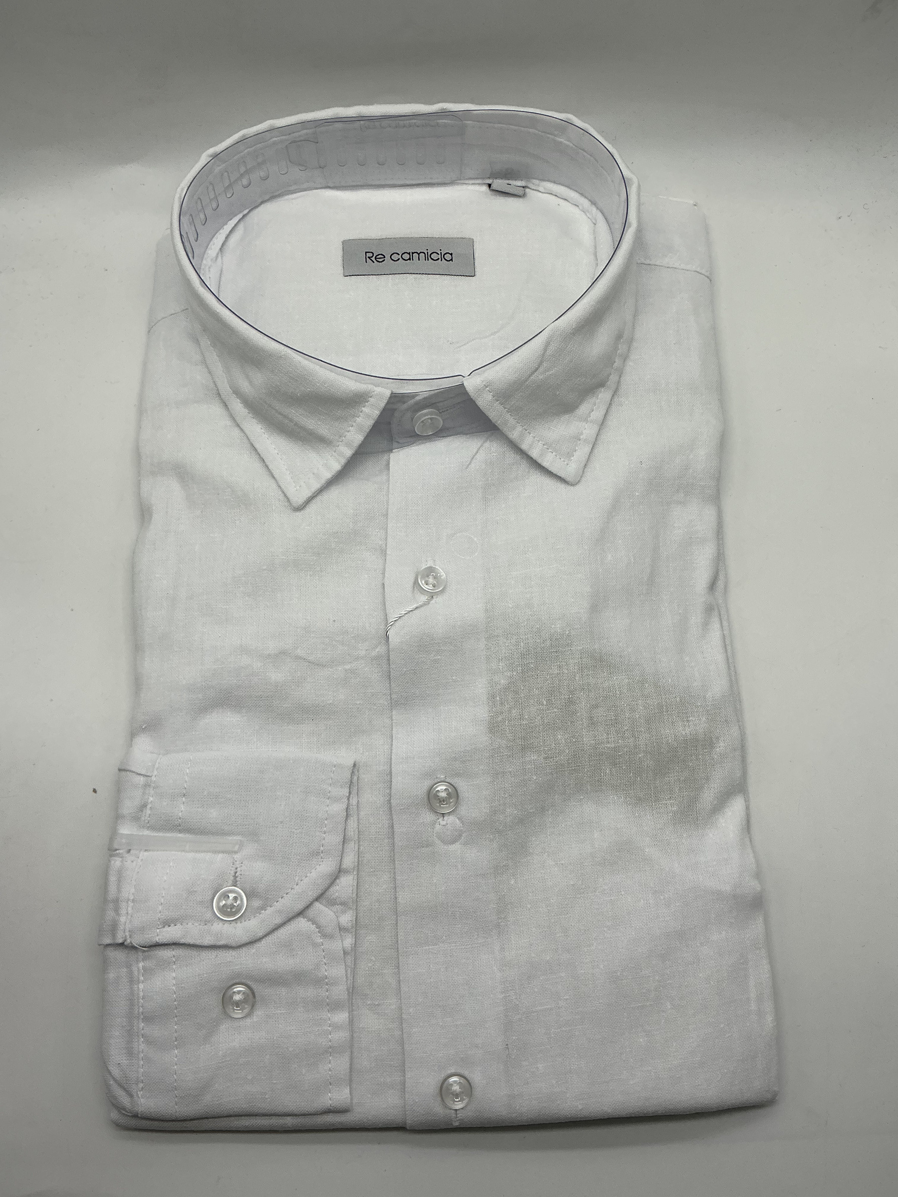 Mayorista KIS₂ - CAMISA DE HOMBRE DE LINO CÓMODA CON CUELLO MANGA LARGA BOTONES FRONTALES CON TALLAS