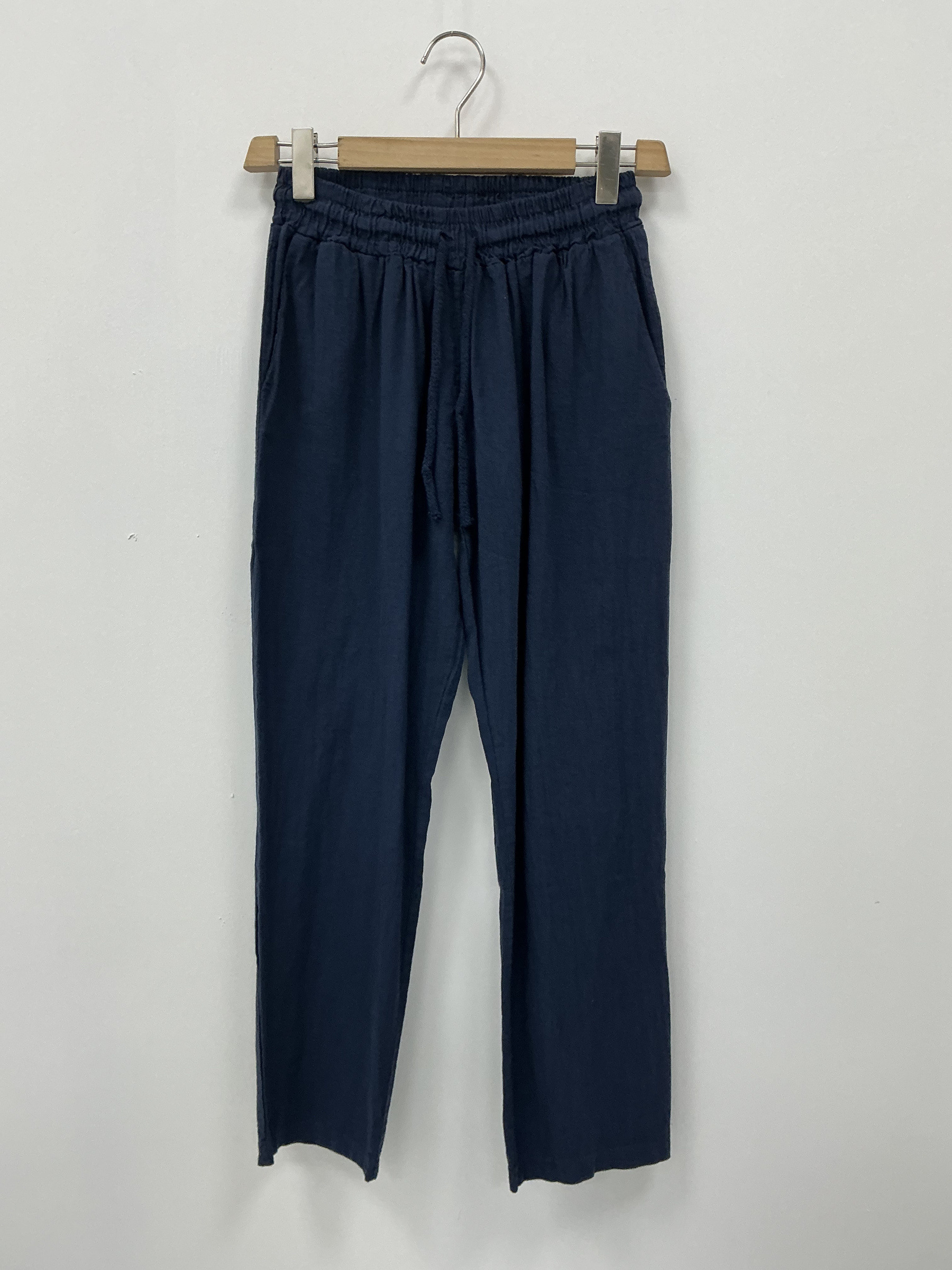 Grossista KIS₂ - PANTALONI LUNGHI UOMO PURO LINO CLASSICO CON TASCHE