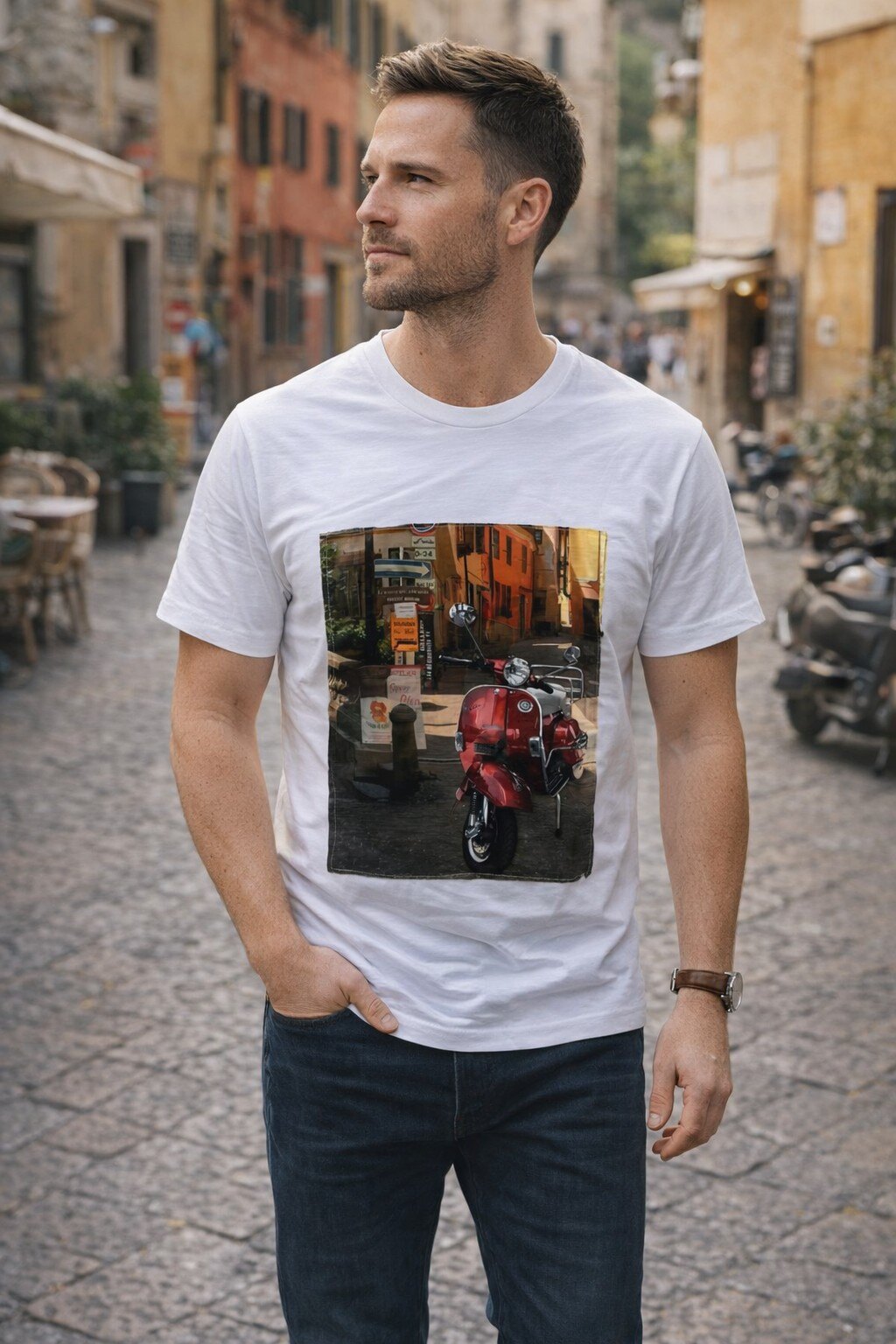 Wholesaler KIS₂ - MEN'S PRINTED T-SHIRT COMFORTABLE IN SIZES