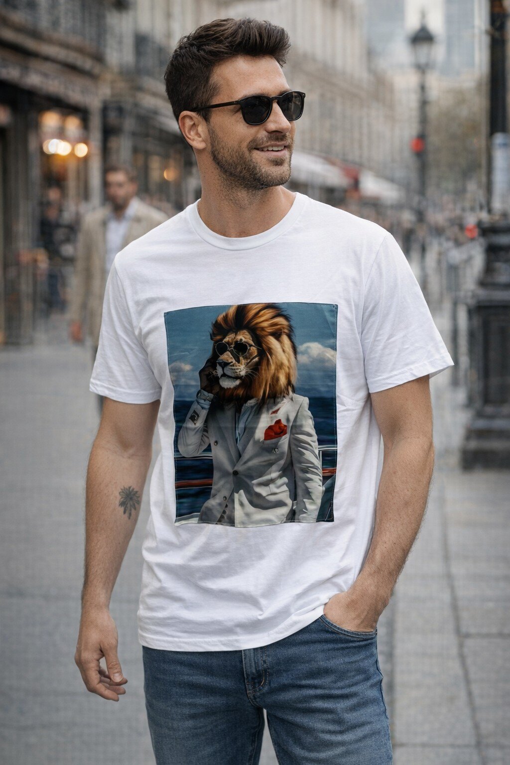 Wholesaler KIS₂ - MEN'S PRINTED T-SHIRT COMFORTABLE AVAILABLE IN SIZES