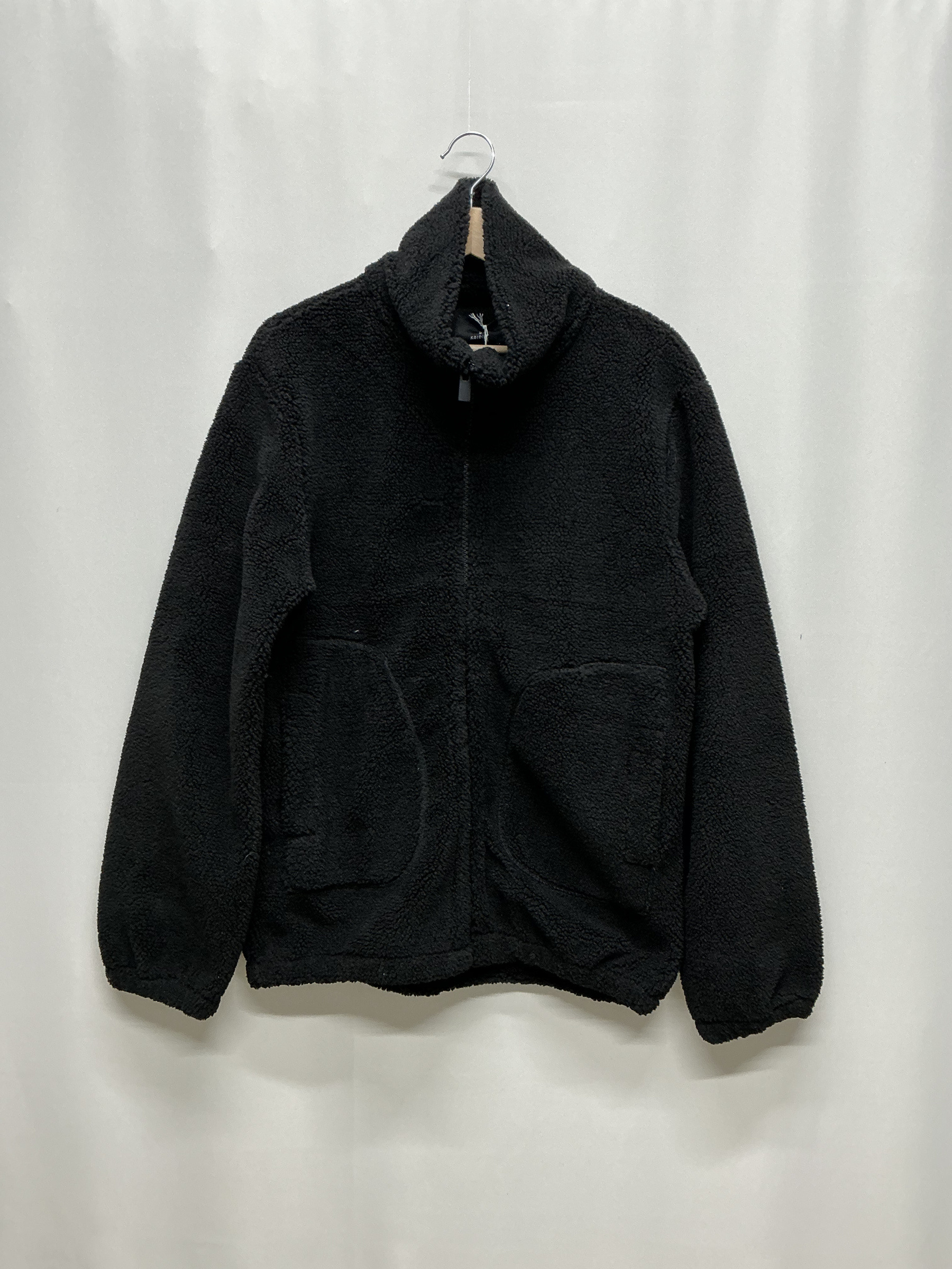 Wholesaler KIS₂ - MEN'S TEDDY JACKET WITH ZIP AND FRONT POCKETS HIGH COLLAR WARM COMFORTABLE SOLID COLOR WITH SIZES
