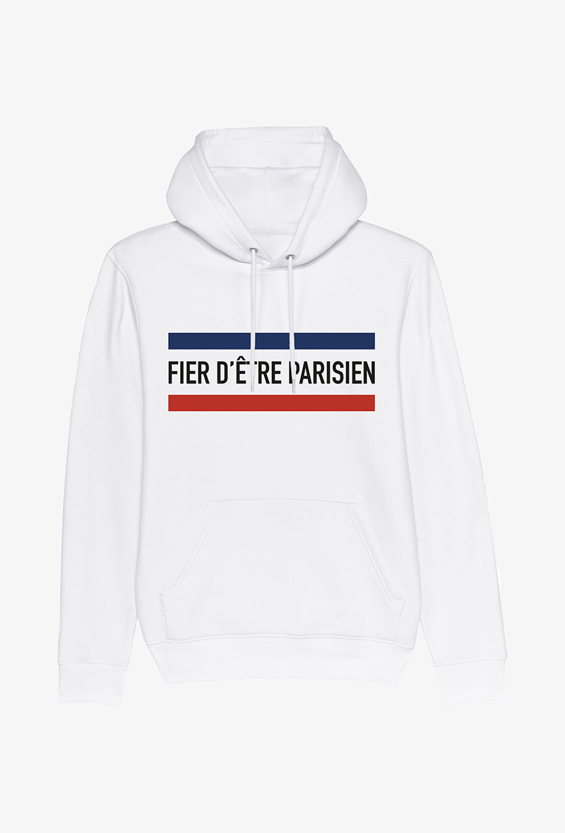 Wholesaler Koloris - Sweat Blanc  - Fier d'être Parisien