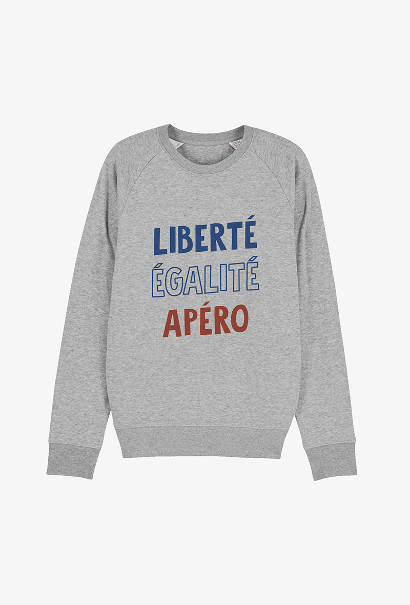 Mayorista Koloris - Sudadera Gris - Libertad igualdad