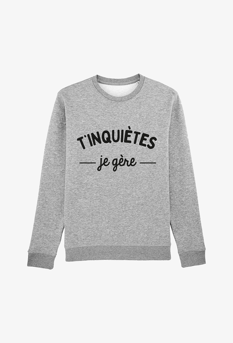 Mayorista Koloris - Sudadera gris - No te preocupes - yo me encargo-