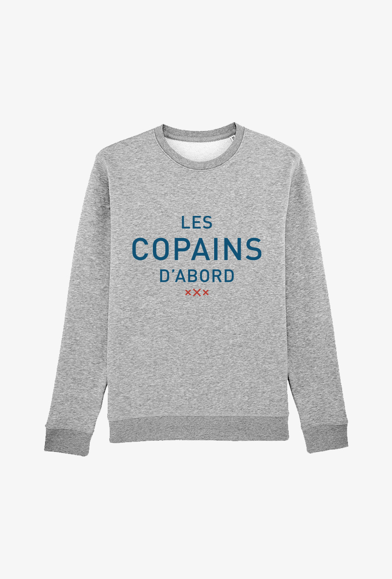 Großhändler Koloris - Grauer Pullover - Die Kumpels zuerst