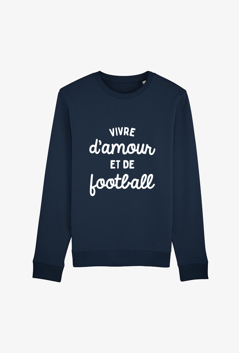 Großhändler Koloris - Marine Sweat - Leben von Liebe und Fußball