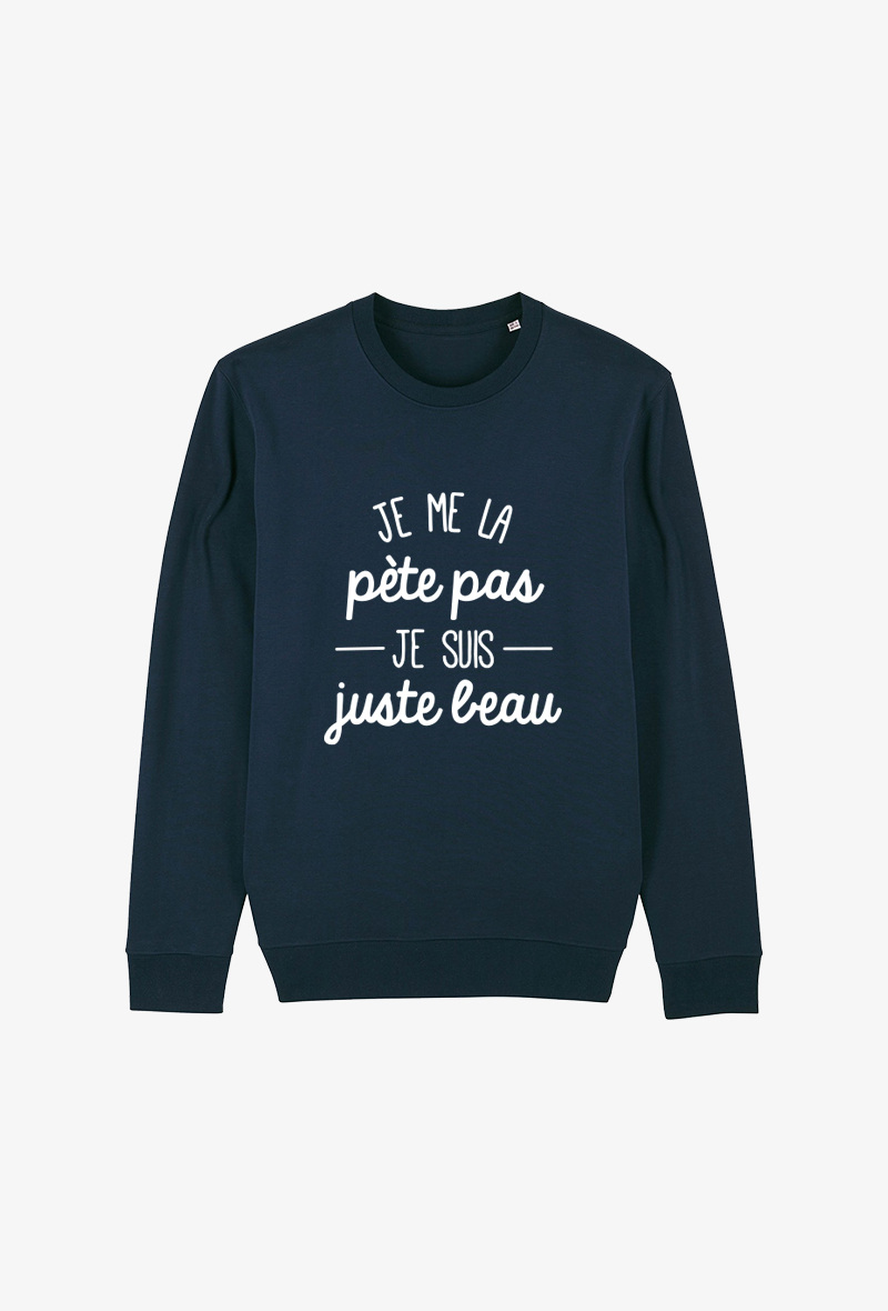 Wholesaler Koloris - Sweat Adulte Marine - J'me la pète pas…