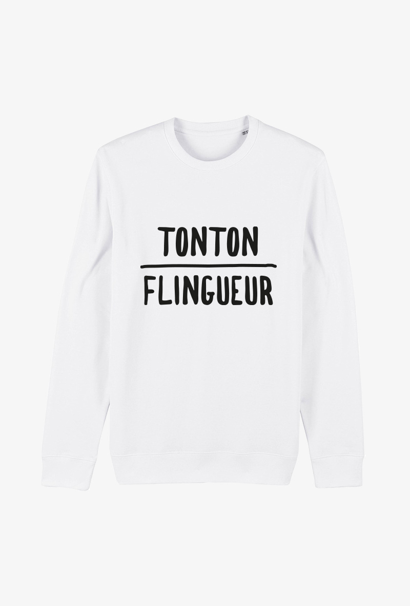 Wholesaler Koloris - Sweat Adulte Blanc - Tonton flingueur
