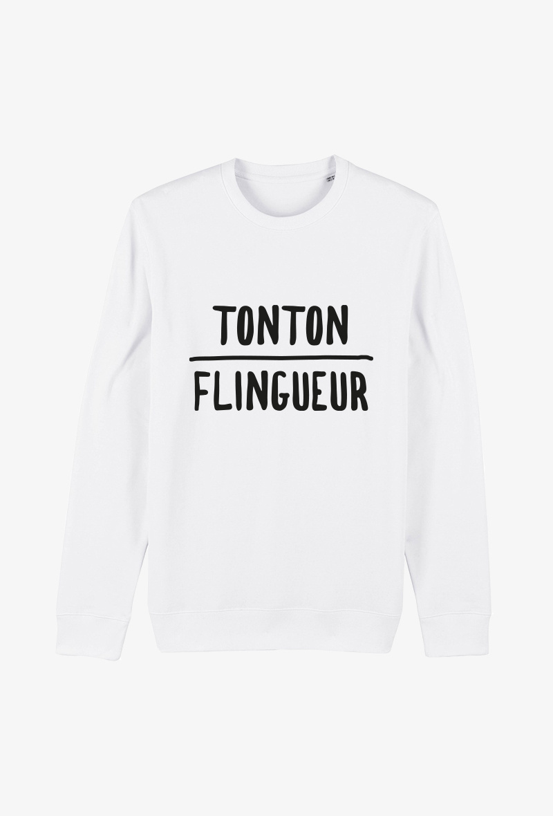 Großhändler Koloris - Erwachsenen-Sweatshirt Weiß - Cooler Onkel