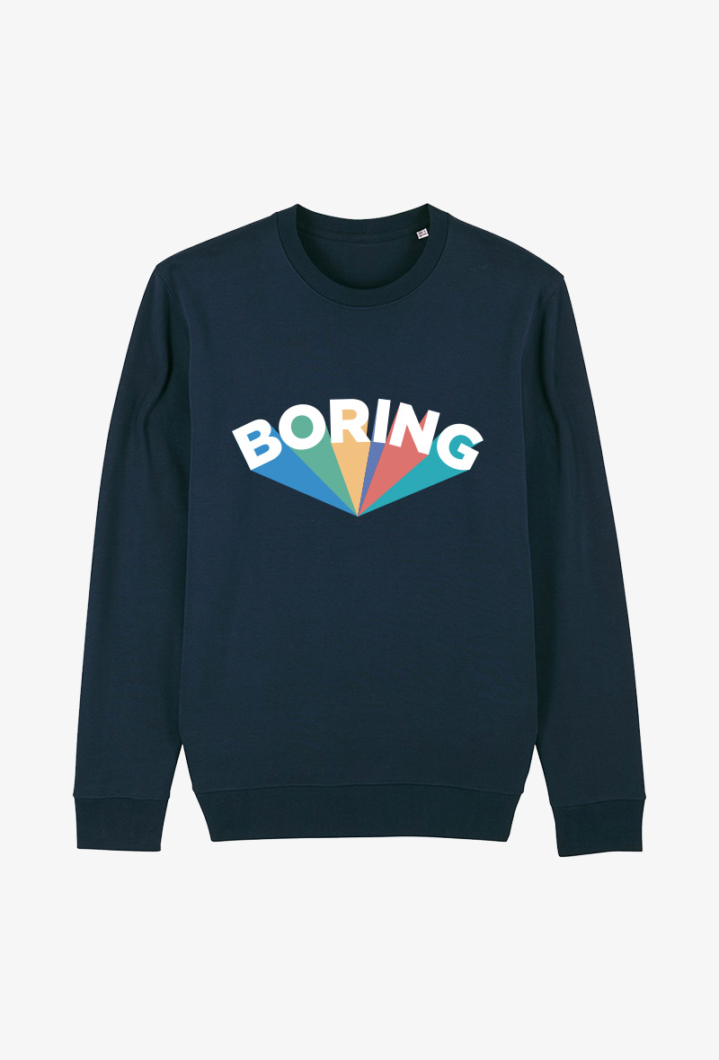 Grossiste Koloris - Sweat Adulte Marine - Boring