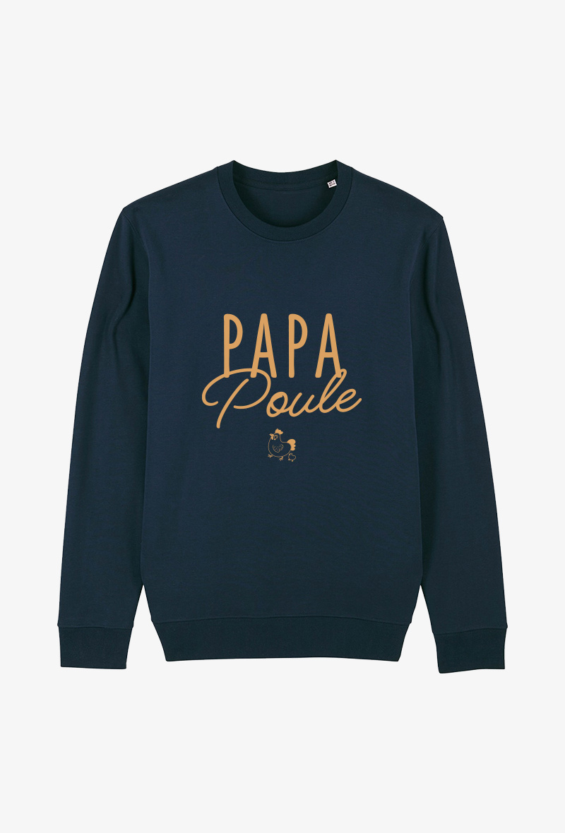 Grossiste Koloris - Sweat Adulte Marine - Papa poule