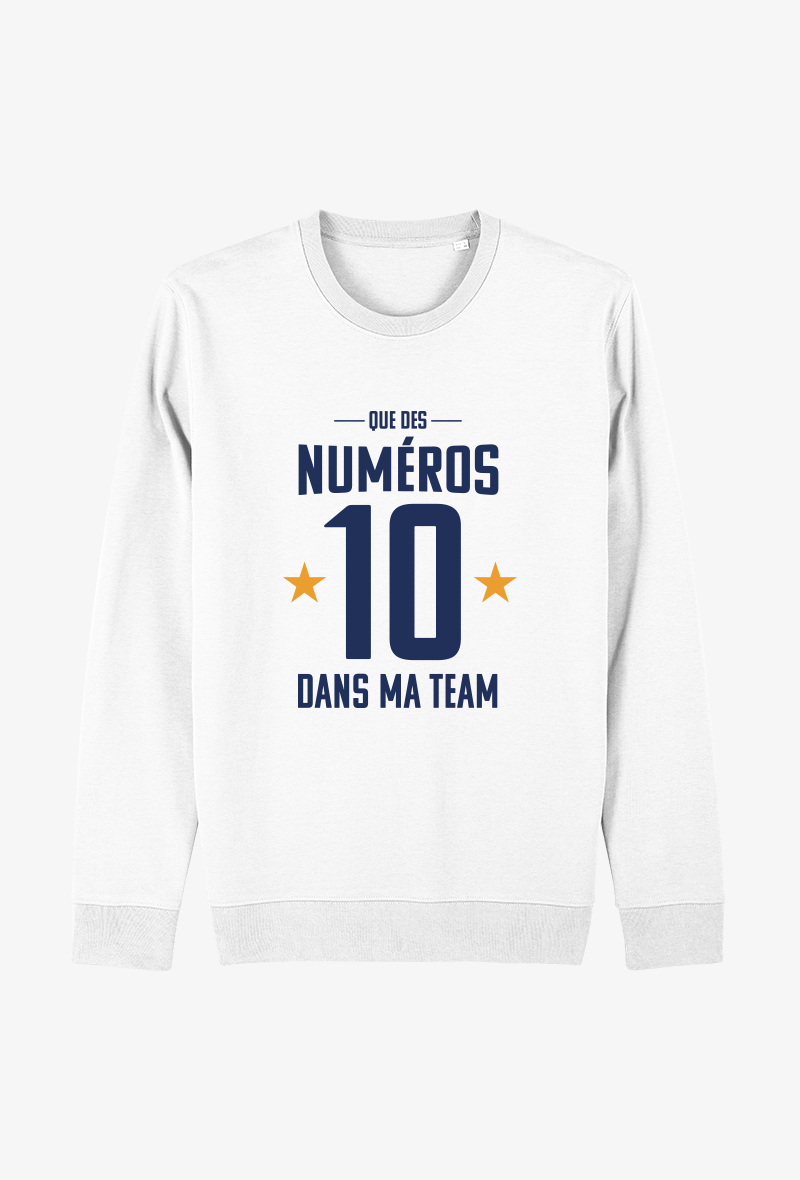 Wholesaler Koloris - Sweat Adulte - Que des numéros 10 dans ma team