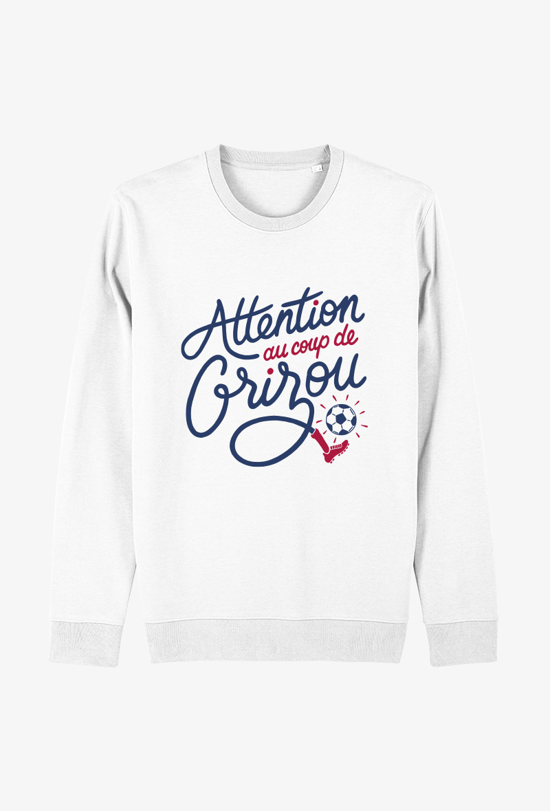 Großhändler Koloris - Erwachsenen-Sweatshirt - Achten Sie auf den Grizou-Schlag