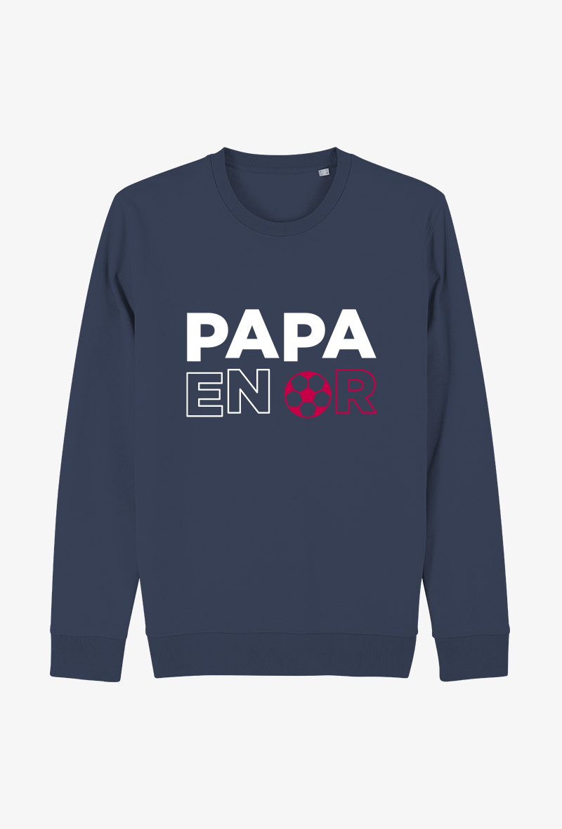 Großhändler Koloris - Erwachsenen-Sweatshirt - Vatertag - Papa in Gold