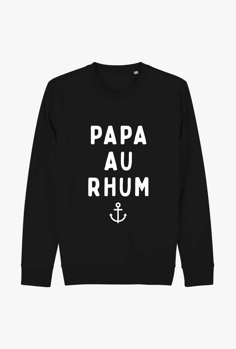 Großhändler Koloris - Erwachsenen-Sweatshirt - Vatertag - Papa mit Rum