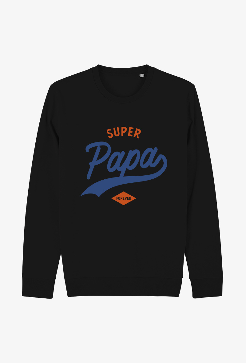 Großhändler Koloris - Erwachsenen-Sweatshirt - Vatertag - Superpapa für immer