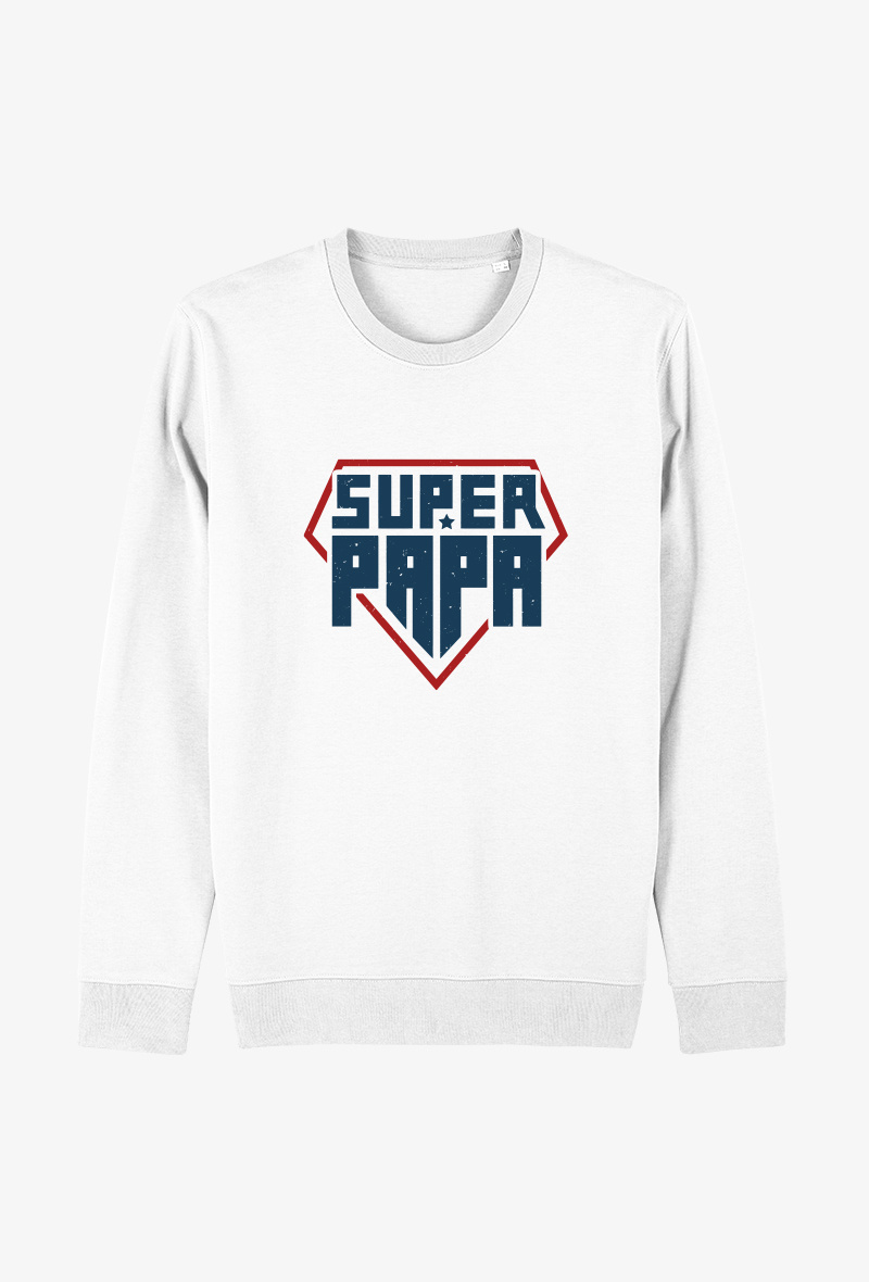 Großhändler Koloris - Erwachsenen-Sweatshirt - Vatertag - Superpapa